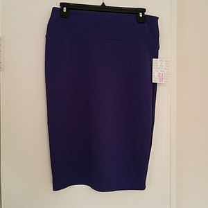 Lularoe cassie medium NWT purple/blue